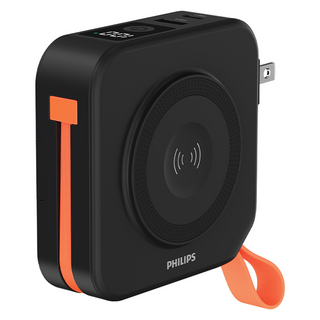 PHILIPS 飛利浦 FunCube 2.0多合一磁吸行動電源, DLP4348CB, 黑色