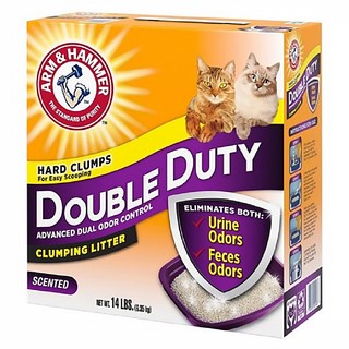 ARM&HAMMER 鐵鎚牌 加強除臭貓砂 (6.35kg) 添加小蘇打 99%低粉塵 優質凝結力, 加強除臭, 1盒