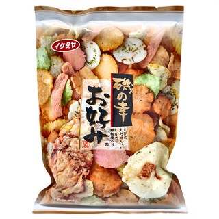 池田屋 磯幸綜合仙貝 110g, 多種口味一次滿足, 酥脆口感, 海洋風味, 1包