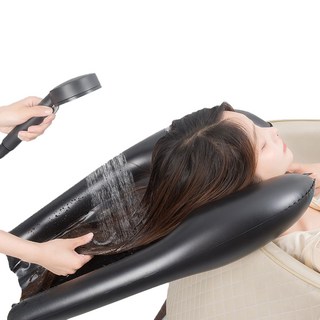 에르보 휴대용 에어 세발기 펌프포함, 블랙, 1개