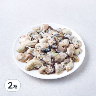 지하암반해수로 씻어낸 생굴 (냉장), 350g, 2개