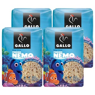 西班牙 GALLO 公雞牌 海底總動員造型義大利麵, 350g, 4包