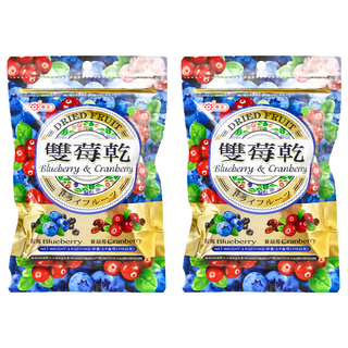 惠香 雙莓乾 營養豐富 健康美味 口感絕佳 無防腐劑 無色素 無人工香料, 110g, 2包