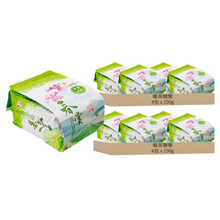 喝茶閒閒 四季金萱茗茶, 150g, 4包, 2組