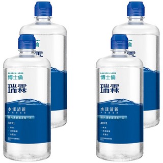 博士倫 瑞霖水漾清新多效保養液, 500ml, 4瓶