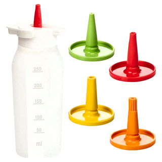 tescoma Presto 4合1醬料擠壓瓶 帶四種噴嘴, 250ml, 1個