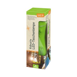 moses. 小探險家 LED野外防震手電筒 超白光燈珠 照明範圍廣 TPR包覆 好抓握, 1個, 綠色