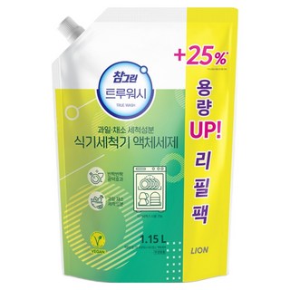 참그린 트루워시 어드밴스 식기세척기용 세제 리필, 1.15L, 1개