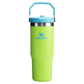 STANLEY 經典系列 IceFlow 手提吸管杯, 熱帶青, 880ml, 1個