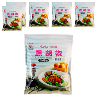 飛馬 粗粒純黑胡椒 100%粗粒, 600g, 6包