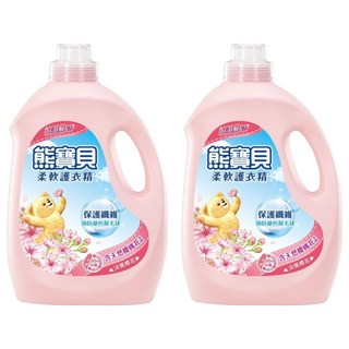 Snuggle 熊寶貝 香氛柔軟護衣精 72小時持久香 淡雅櫻花香, 3L, 2桶