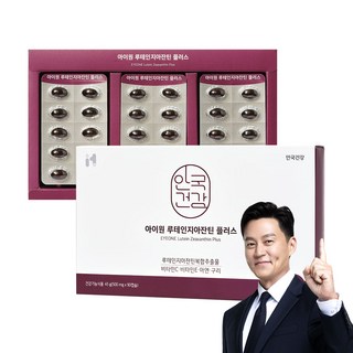 안국건강 아이원 루테인지아잔틴 플러스, 90정, 1박스