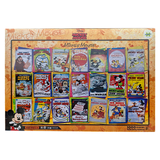 HUNDRED PICTURES 百耘圖 Mickey Mouse 典藏海報系列拼圖 HPD01000-105 3歲以上, 1000片, 米奇 多色, 1盒