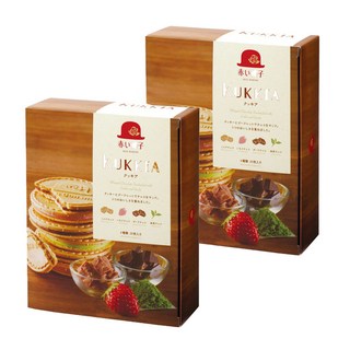 AKAI BOHSHI 紅帽子 法蘭酥禮盒 20枚, 綜合4色法蘭酥, 156g, 2盒, 牛奶可可風味 x 5 + 黑可可風味 x 5 + 抹茶可可風味 x 5 + 草莓可可風味 x 5