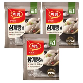 하림 삼계탕, 3개, 900g