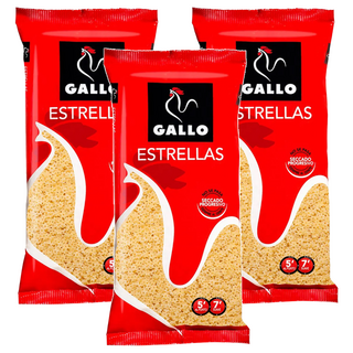 西班牙 GALLO 公雞牌 星星麵 Estrellas, 250g, 3包