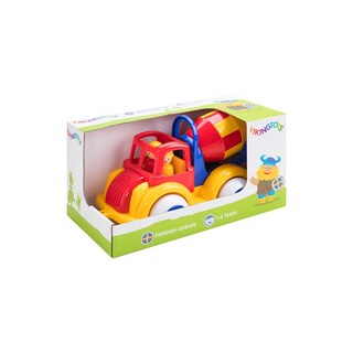 VIKINGTOYS Jumbo 水泥車 瑞典品牌 原裝進口 專為幼童設計 安全玩具, #81253, 1組, 16 x 28 x 15cm