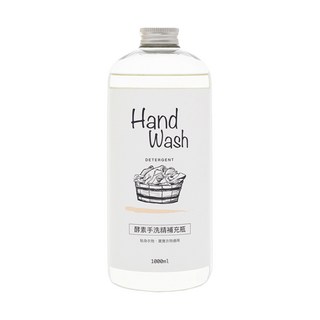 CHEF CLEAN 淨毒五郎 酵素衣物手洗精補充瓶 植物萃取 強效去汙 親膚配方 適用於寶寶衣物與貼身衣物, 1L, 1瓶