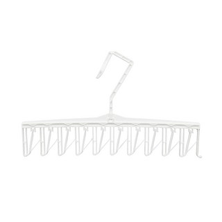 COGIT 便利快乾曬衣架2件組, 360度旋轉, 節省空間, 40.5x1.6x24cm, 白色, 1組