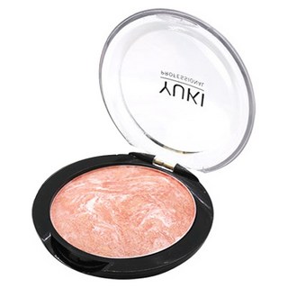 YUKI 礦物打亮腮紅餅, 12克, Shine Peach, 1個