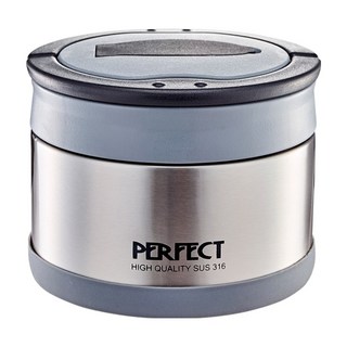 PLUS PERFECT 理想 極緻316 不鏽鋼可提式真空便當盒, 1個, 12cm