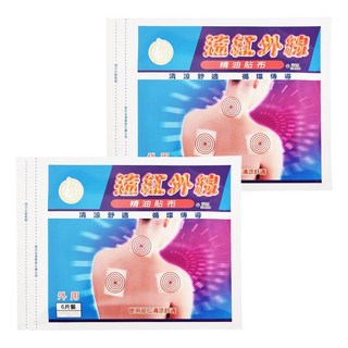 Nan Me Pharmaceutical 南美製藥 遠紅外線精油貼布, 6片, 2組