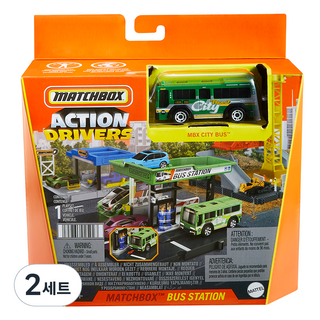 Matchbox 風火輪小汽車 Action Driver 擴充包遊戲組 HDL10 隨機出貨, 2套, 混合顏色