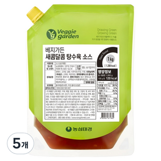 Veggie garden 酸甜糖醋肉醬, 1kg, 5個