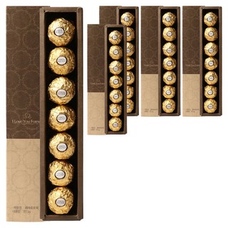 FERRERO ROCHER 金莎 金莎巧克力長條禮盒, 87.5g, 5盒