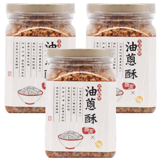 SUNFOOD 太禓食品 古法製作純手工油蔥酥 嚴選原料 在地食材 無防腐劑, 300g, 3罐