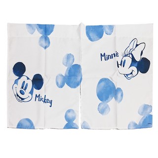 收納王妃 迪士尼 半分式短布簾, 水墨米奇米妮