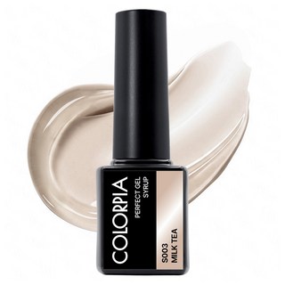 Colorpia 一步式糖漿凝膠指甲油, 1個, S003 奶茶, 6g