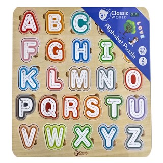 Classic WORLD 客來喜 字母筆畫學習板 54426, 1組