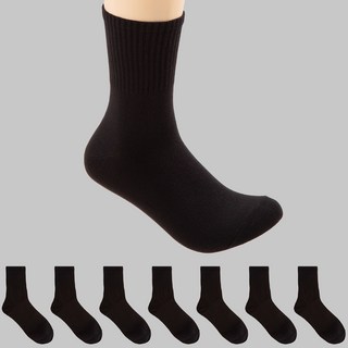 Base Alpha Essential 男士標準高密度中筒襪 8雙組