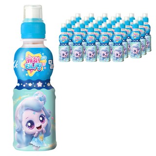 woongjin 熊津 Catch!Teenieping孩童調味飲, 牛奶口味, 200ml, 24瓶