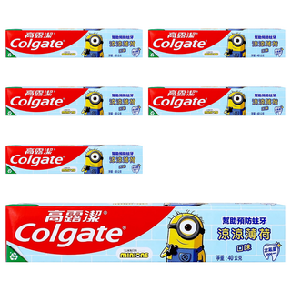 Colgate 高露潔 兒童牙膏 凝露 涼涼薄荷口味, 40g, 6條