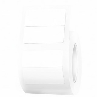 NIIMBOT B1/B21S 標籤機專用防水純白貼紙 30 x 15 mm 雙排, 純白, 460張, 1捲