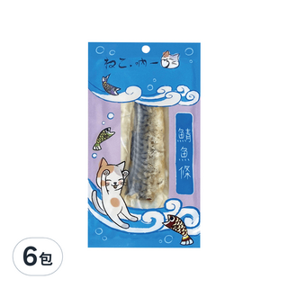Neko 吶一口 鮮食餐 鯖魚條 30g 全齡貓適用 寵物零食, 6包