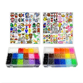 基本款彩色拼豆+31色拼豆+男童款圖卡+女童款圖卡, 混色, 1個