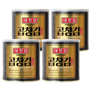 대천김 곱창김 캔, 30g, 4개