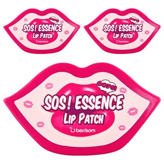 BERRISOM SOS 精華唇膜套組 高度貼合水凝膠唇膜 特大尺寸幫助唇周護理 提供高保濕營養 帶有甜美桃子香, 30片, 3盒