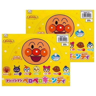 FUJIYA 不二家 麵包超人棒棒糖 25支, 200g, 2盒