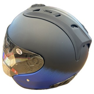 R3A6 全罩式安全帽 ABS材質 重1350±50g, 黑藍色