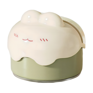 iSFun 三秒速磨 吸盤萌耳磨刀器, 1個, 綠色