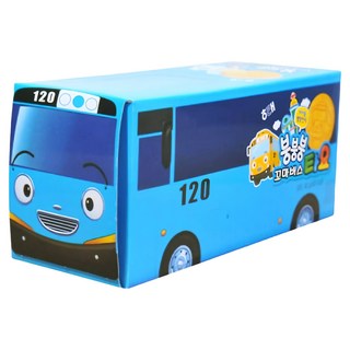 HAITAI 海太 TAYO小巴士造型餅乾, 巴士型外盒, 三種顏色隨機出貨, 140g, 1盒