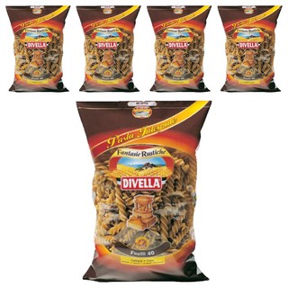 DIVELLA 德威樂 全麥螺旋麵, 500g, 5包
