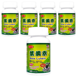 good Life 得意人生 葉黃素 含黑醋栗萃取成分, 60顆, 5罐