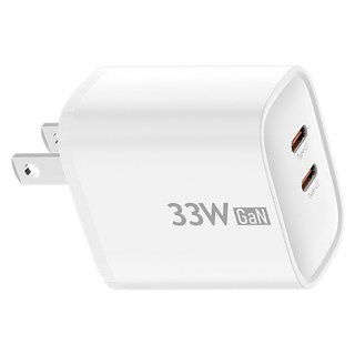 DTAudio 聆翔 氮化鎵33W 充電器 DB31081, 白色, 1個