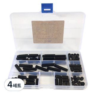 이노공구 무두 메탈 육각 렌치볼트 M8 8종 세트 W146, 4세트