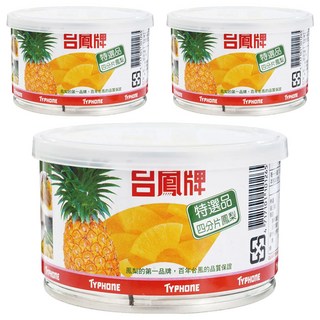 台鳳牌 四分片鳳梨, 227g, 3罐
